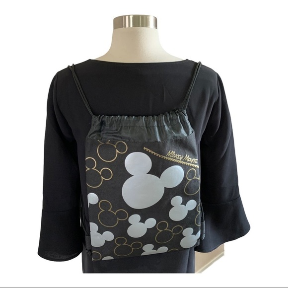 Disney Mickey Mouse Black Gold Silver Backpack main image 10